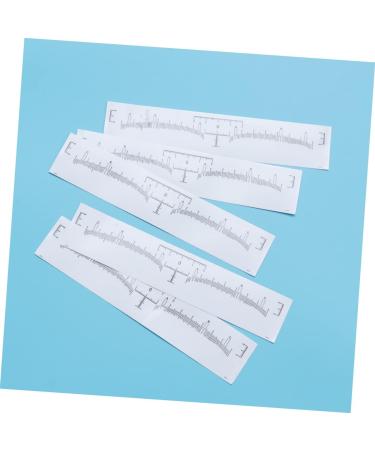 Balacoo Disposable Gauge 120pcs Tools Makeup Sticker Disposable Eyebrow Measurement Design for Shaping Ruler - Buy Online on GoSupps.com