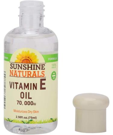 Vitamin E Essence Oil Moisturizing Skin Oil Face Nourishing Gentle Oil for Skin Face Body 75ml (Green Bottle) - Buy Online on GoSupps.com
