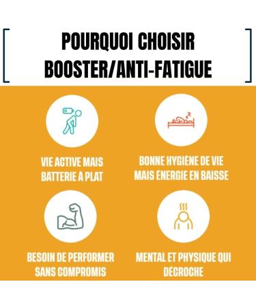 Booster Anti Fatigue Homme EVOM - nergie Physique et Tonus Mental - Magn sium (26% VNR) Bacopa BACOGNIZE Ginkgo NADH acides amin s Cure 20 jours Compl ment Alimentaire Pour Homme - Buy Online on GoSupps.com