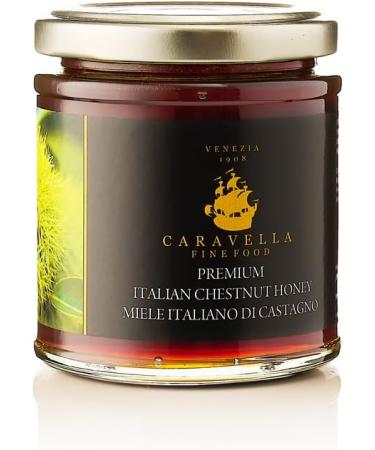 Set of 4 Caravella Collection Linden Honey 250g Chestnut Honey 250g Acacia Honey 250g Eucalyptus Honey 250g - Premium Pure Honey Raw Unpasteurized 100% Italian - Buy Online on GoSupps.com