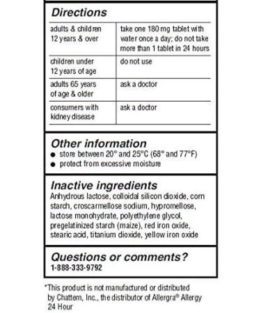 Cabinet Fexofenadine HCl 180mg 100-Count - Non-Drowsy Allergy Medicine for Kids & Adults - Relief from Pollen, Hay Fever, Itchy Eyes - Compare to Allegra - Buy Online on GoSupps.com