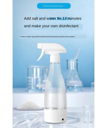 Backbayia 2 Pieces 350ml Sodium Hypochlorite Generator Spray Bottle for Home Office Kitchen Bathroom - Buy Online on GoSupps.com