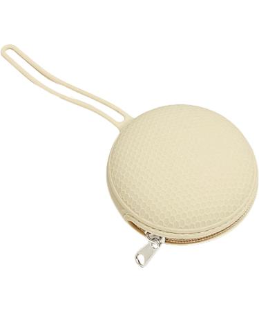 Buy Waterproof Silicone Pacifier Container - Travel-Friendly Holder for Cash & Keys - Light Yellow Zip Storage Bag - Buy Online on GoSupps.com