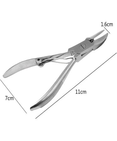 CHJHJKG Nail Clippers (Beauty) Stainless Steel Nail Cuticle Nipper Professional Nail Ingrown Pedicure Cuticle Scissor Plier Pusher Tool with protective cover - Buy Online on GoSupps.com