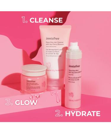 innisfree Cherry Blossom Dewy Glow Jelly Cream Face Moisturizer 1.69 Fl Oz - Hydrating and Illuminating Formula - Buy Online on GoSupps.com