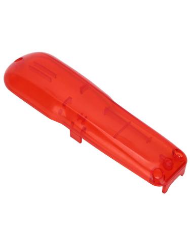 Qukaim Electric Hair Clipper Cover Electric Hair Clipper Replacement Cover Transparent Red Hair Cutter Trimmer Shell for WAHL