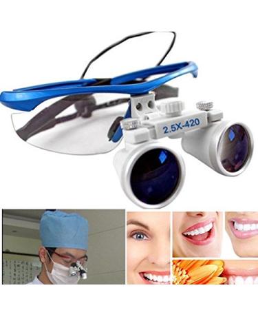 BoNew-Oral 2.5X420mm Dental Loupe Magnifying Glasses Surgical Binocular Loupes