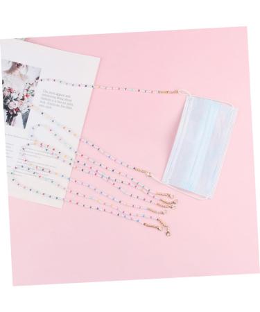 JECOMPRIS 2pcs Non-Slip Pearl Chain Lanyard for Mask & Glasses - Kid-Friendly Shot Glass Holder - Buy Online on GoSupps.com