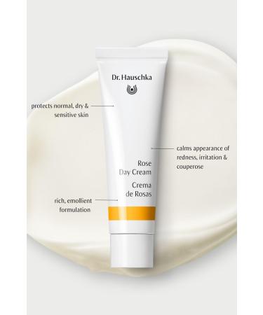 Dr. Hauschka Rose Day Cream, Daily Moisturizer, 1.0 US fl oz, For Dry, Sensitive, Red Skin, With Shea Butter & Avocado Oil 1 Fl Oz (Pack of 1) - Buy Online on GoSupps.com