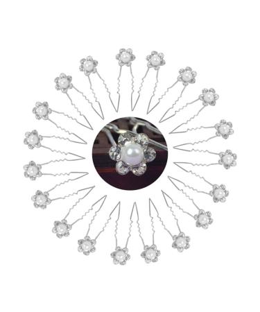 Belvanbr Bridal Jewelry Set - 43-Piece Pearl & Crystal Hair Accessories for Brides | Wedding Hairpins & Floral Headpieces - Buy Online on GoSupps.com