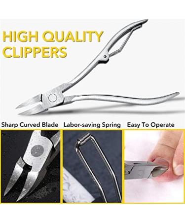 Professional Toenail Clippers Correction Thick Nails Ingrown Paronychia Trimmer Edge Cutter Manicure Scissor Pedicure Tool B 12.5*4.5 - Buy Online on GoSupps.com