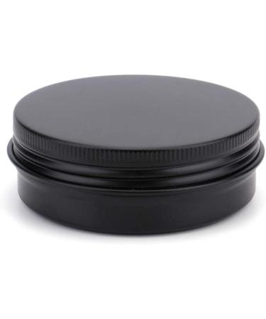 Foraineam 48 Pack 2 oz Matte Black Lip Balm Tin Cans with Screw Lid - Buy Online on GoSupps.com