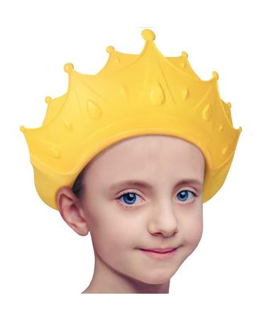 Baby Shower Cap for Children - Waterproof Shampoo Hat for Boys & Girls - Adjustable Silicone Bathing Crown for Protecting Ears & Eyes - Buy Online on GoSupps.com