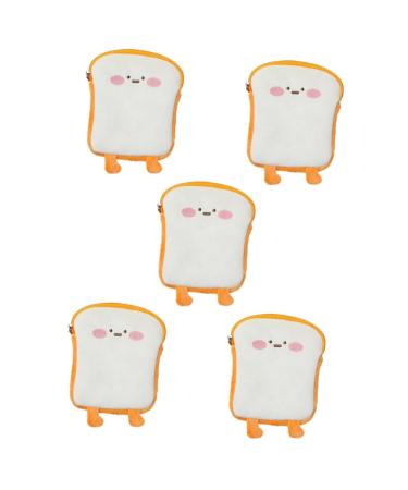 Gleavi 5st aunt's towel-storage bag bag for reusable menstrual tapes bag for women's bandages period wallet plush student small wallet aunt towel