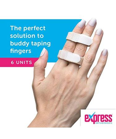 Express Orthopaedic Finger Loop Support/Buddy Loop Straps - 6 Units - Wide 2.5cm Width - Buy Online on GoSupps.com