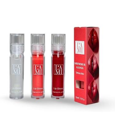 SIA LAMI COSMETICS Lami Shimmer Gloss high gloss lip gloss moisturizing formula light texture Peach Glow 35 ml - Buy Online on GoSupps.com