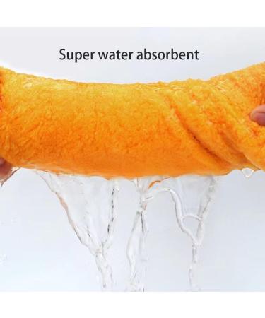 DLZMO Super Absorbent Hair Towel Wrap for Wet Hair - Ideal Hair Shower Wrap for All Hair Types (Style B Purple - Buy Online on GoSupps.com