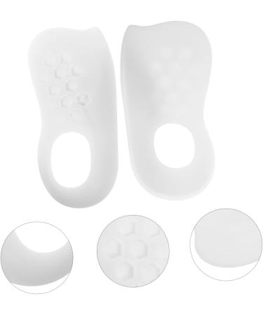 FOMIYES Arch Support Insoles - Cushion Foot Care Pads for Pain Relief & Comfort | 1 Pair White 14x6.5cm - Ideal for Flat Feet & Foot Health - Buy Online on GoSupps.com