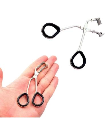 Mini Stainless Eyelash Curler False Eye Lashes Curling Clip Makeup Tool Silver SuperiorPractical and Deft
