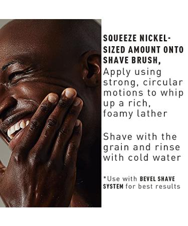 Bevel Men's Shaving Cream - Moisturizing Vitamin E & Aloe-Vera Formula - 4.0 fl. oz (New Version) - Buy Online on GoSupps.com