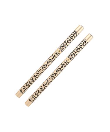 FRCOLOR Beauty Makeup Tools 2pcs Brown Waterproof Eyeliner Brow Pencil Dark Brown Eyebrow Pencil Eyebrow Gel Girl 1 count (Pack of 1) Picture 2