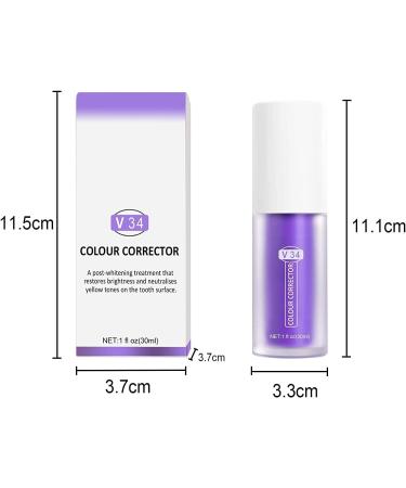 seeyoung V34 Color Corrector Teeth Whitening Toothpaste Sensitive Teeth Intensive Stain Removal Reduce Yellowing Harden and Strengthen Enamel Sensitive Teeth - Buy Online on GoSupps.com