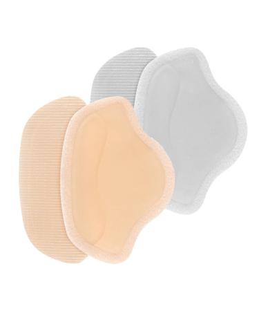 Baluue 2 Pairs Replaceable Heel Pads Convenient Heel Liners Comfortable Heel Stickers Foot Pads for Heels