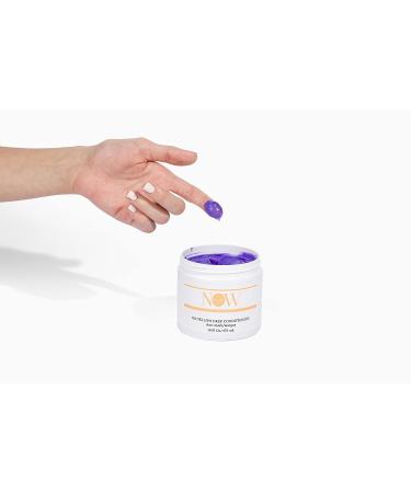NOW BEAUTY Ultra Hydrating No Yellow Hair Mask - Purple Mask Treatment for Blonde Hair - Paraben & Sulfate Free - 16 Oz - Buy Online on GoSupps.com