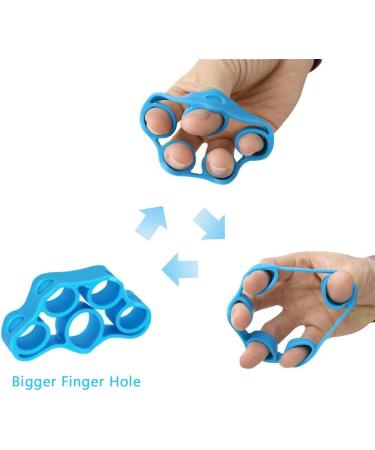 Cortney Finger Trainer Set - 3 Pieces | Strengthening Bands for Forearms & Fingers | Muscle Training Stress Relief & Injury Recovery Tools - Buy Online on GoSupps.com