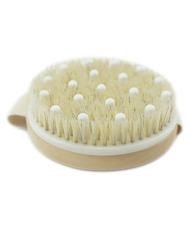 Bath Body Brush with Comfy Bristles | Gentle Massage Nodes for Circulation | Odor-Free Scrubber Brush - Buy Online on GoSupps.com