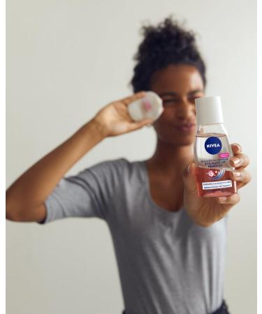 NIVEA Nurse Double-Way Eye Make-up Remover 125 ml - Gentle & Effective Cleansing for All Skin Types - International Shipping Available - Buy Online on GoSupps.com