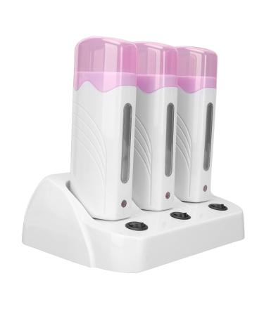 Wax Heater with 3 Rollers 40W Hair Removal Kit for Beauty Salons | International Shipping Available - Buy Online on GoSupps.com