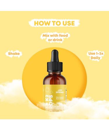 Vitamin D3 K2 for Kids - Immune Support & Heart Health - Liquid 1000 IU Drops | 1 Fl Oz - Buy Online on GoSupps.com