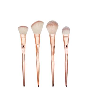 Set Face Foundation Makeup Eyeshadow Brush Up Cosmetic Metal Brush Eyeliner Brushes