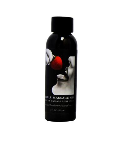Earthly Body Edible Massage Oil Strawberry 2 Fl Oz (Pack of 1)