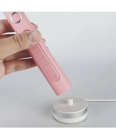 Voom Sonic Pro 5 Rechargeable Electronic Toothbrush - Dentist Recommended with 5 Speeds & 2-Minute Timer - Pink - Buy Online on GoSupps.com