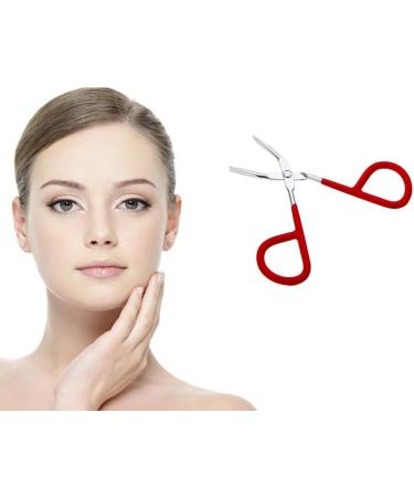 1pc Eyebrow Tweezer Stainless Steel Scissors Shaped Tweezer Slant Tip Tweezer Clip Hair Tweezer Beauty Tool(color Random) - Buy Online on GoSupps.com