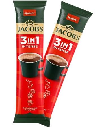 Jacob's Intense 3-in-1 Instant Coffee 48 Single Servings with Intense Coffee Taste - Buy Online on GoSupps.com