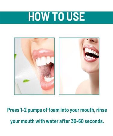 Herbal Total Care Mouthwash - Deep Cleaning & Brightening Oral Foam for Teeth | International Shipping - Buy Online on GoSupps.com
