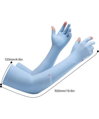 Buy Kinhard Ladies' Cooling Arm Sleeves - UV Protection Lightweight & Comfortable for Sports - UPF 50+ Thumb Hole - Light Blue - Buy Online on GoSupps.com