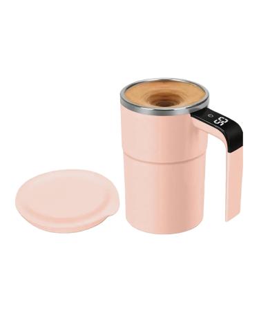 Caf Avec M lange Automatique | 380ml Accessoire De Boisson Original Avec M lange Automatique - Caf Avec M lange Automatique - Pour Th Boisson Cacao Miel Maison Cuisine Bar Rose