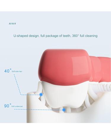 Buy All-Round Blue U-Shaped Toothbrushes for Kids | Silicone Bristles for Gentle Gum Massage | International Shipping Available - Buy Online on GoSupps.com