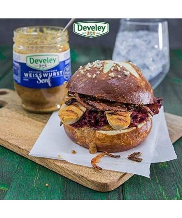 German Mustard | Original Munich Weisswurst Bavarian Mustard | 250 ml | Develey | Germany - Buy Online on GoSupps.com