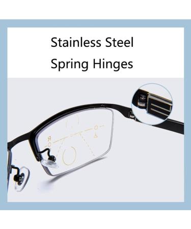 Dibako Multifocal Photochrome Reading Glasses - Blue Light Blocking Sunglasses for Men & Women (+1.50) - Buy Online on GoSupps.com