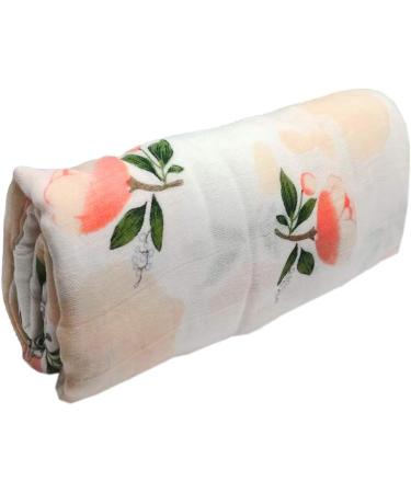 Little English Bamboo/Cotton Large Muslin Blankets - Flower Power Set of 3 - 120cm x 120cm - Luxury Pram Blanket for Swaddling - Buy Online on GoSupps.com