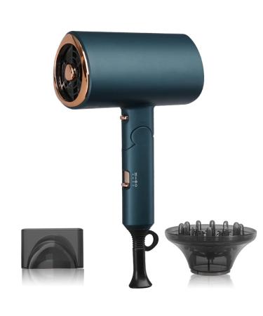 Kavolet Hair Dryer 1800W Blow Dryer Ionic Hair Dryer with Diffuser Foldable Handle Portable Travel Hair Dryer for Home Travel Salon Without Damaging Hair