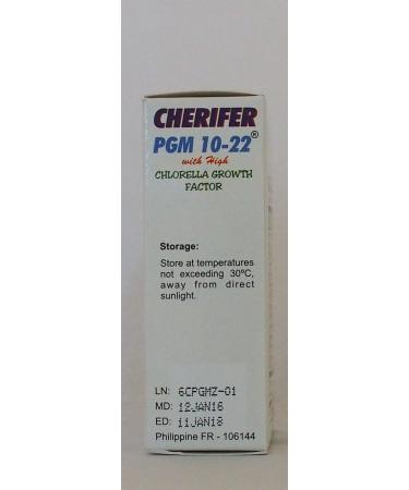 CHERIFER Capsule with Zinc Double Chlorella Growth Factor & Taurine PGM 10-22 (30 Capsules) - Buy Online on GoSupps.com