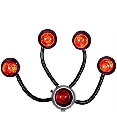 Hair Color 5 Head Infrared Lamp | Red Light Therapy Hair Dryer & Color Processor with Flexible Arms - Buy Online on GoSupps.com