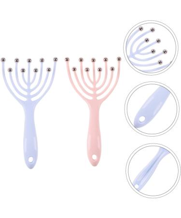 TOVINANNA 2-Piece Scalp Massager Tool - Ultimate Relaxation & Hair Care | International Shipping Available - Buy Online on GoSupps.com