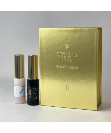 prime craft 1942 Flamboyance Duo For Men & Women | Everyday Unisex Perfume | (7ml x 2) Gift set I Mini Set